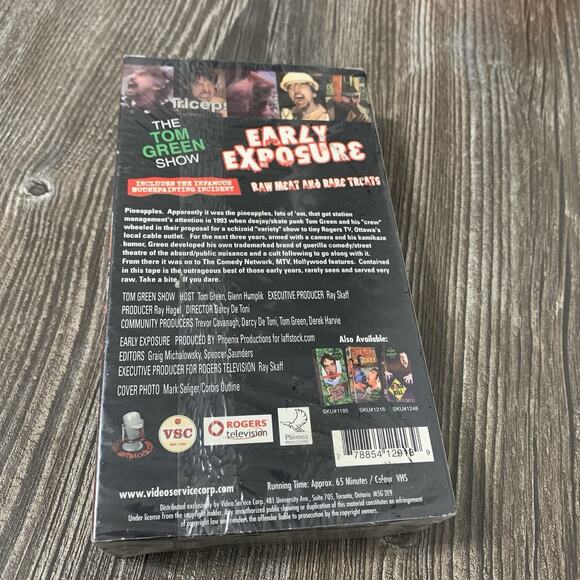 Tom Green Show - Early Exposures: Raw Meat & Rare Treats (VHS 2003) RARE SEALED - Picture 5 of 5